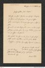 Nachlass Franz Steindachner, Brief von Conrad Will an Franz Steindachner (06.10.1890), Inv.Nr. 597.01, Seite 1